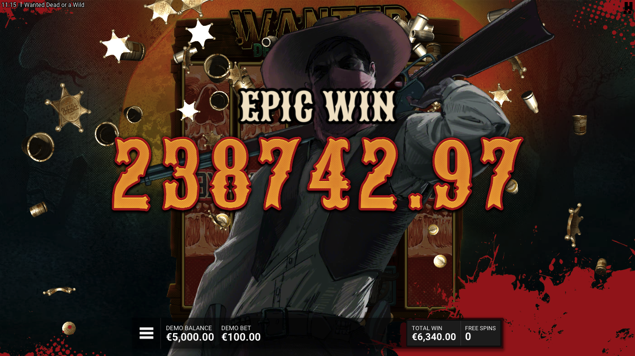 Huge $647K Wanted Dead or a Wild Win